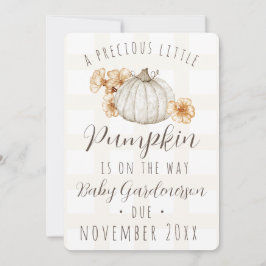 Autumn Baby Photo Pumpkin-meddelande Meddelande