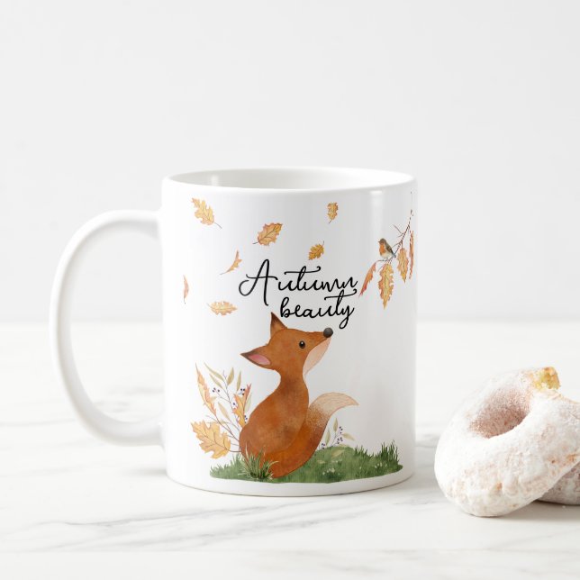 Autumn Beauty kaffe mugg (Med munk)