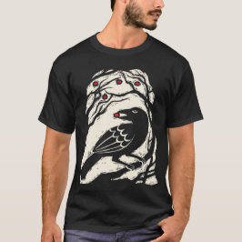 Autumn Berries Bird Print Essential T Shirt