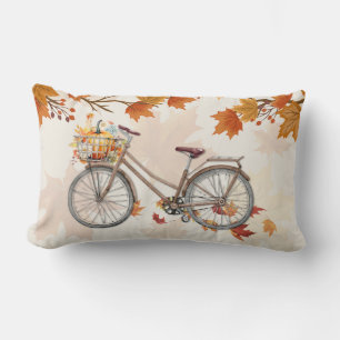 Autumn Bike Ride Dekorativ kudde