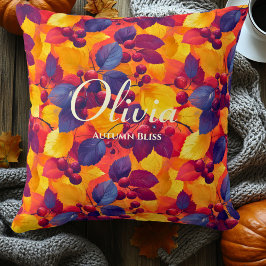 Autumn Bliss Höst löv | Mysigt hemdekan Kudde