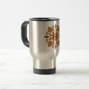 Autumn blommandala resemugg