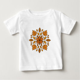 Autumn blommandala t shirt