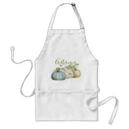 Autumn Blue Pumpkin Apron Förkläde