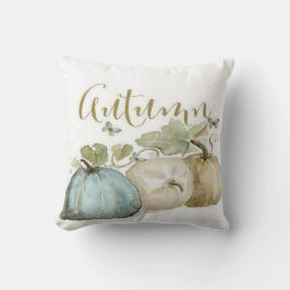 Autumn Blue Pumpkin Dekorativ kudde