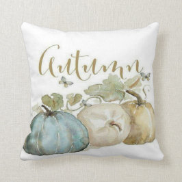 Autumn Blue Pumpkin Dekorativ kudde