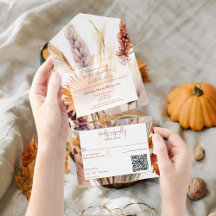 Autumn Boho Blommigt Bröllop | Vit