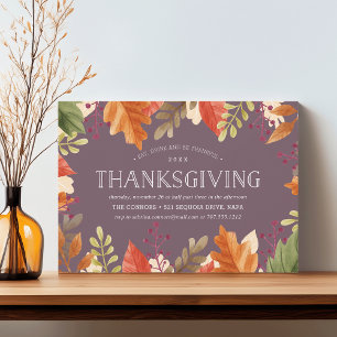 Autumn Bounty   Inbjudan till thanksgivingens midd