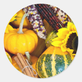 Autumn Bounty Runt Klistermärke