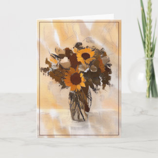 Autumn Bouquet Anteckningskort