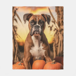 Autumn Boxer Fleecefilt