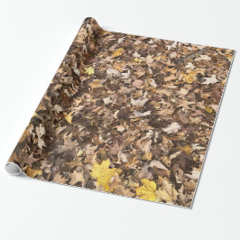 Autumn Brown Leaves Collection Presentpapper