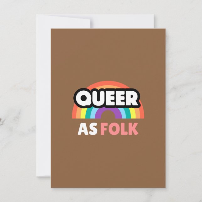 Autumn Brown Wallpaper | Rustic Minimalist Design Tack Kort (Framsida)