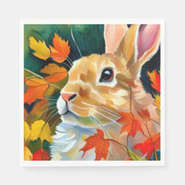 Autumn Bunny Pappersservett