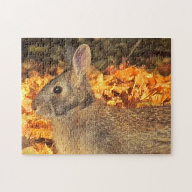 Autumn Bunny Pussel (Horisontell)