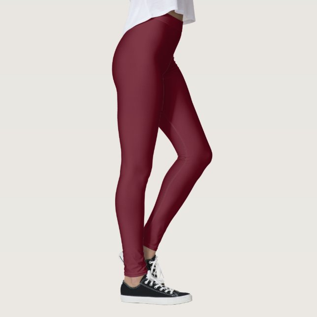 Autumn Burgundy Leggings (Höger)
