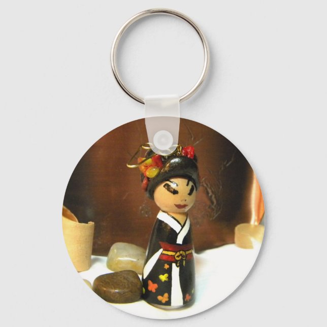 Autumn Butterflies III Nyckelring (Framsida)