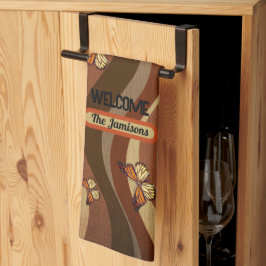 Autumn Butterflies Kökshandduk