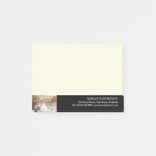 Autumn Buttermere Village Sjö District England Post-it Block