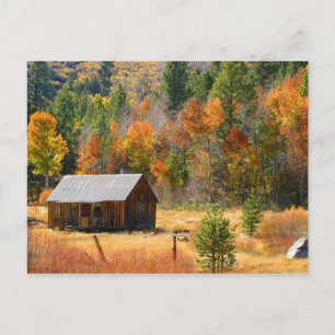 Autumn Cabin Vykort