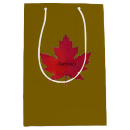 Autumn Canada Maple Löv Gift Bag