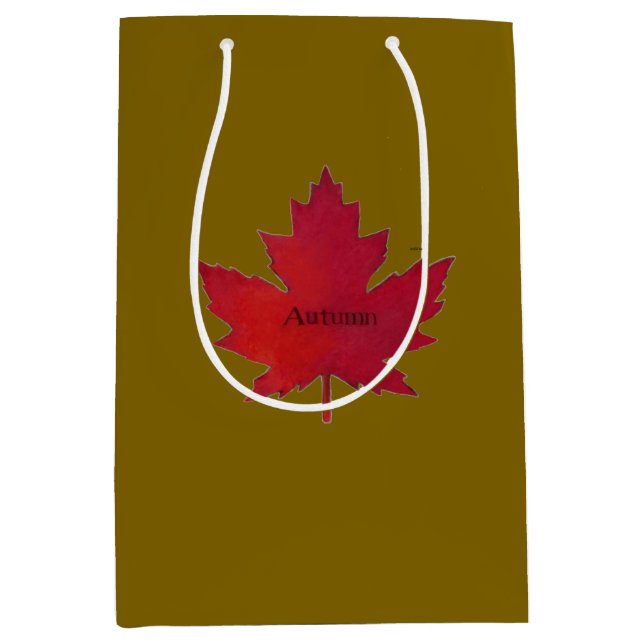 Autumn Canada Maple Löv Gift Bag (Framsidan)