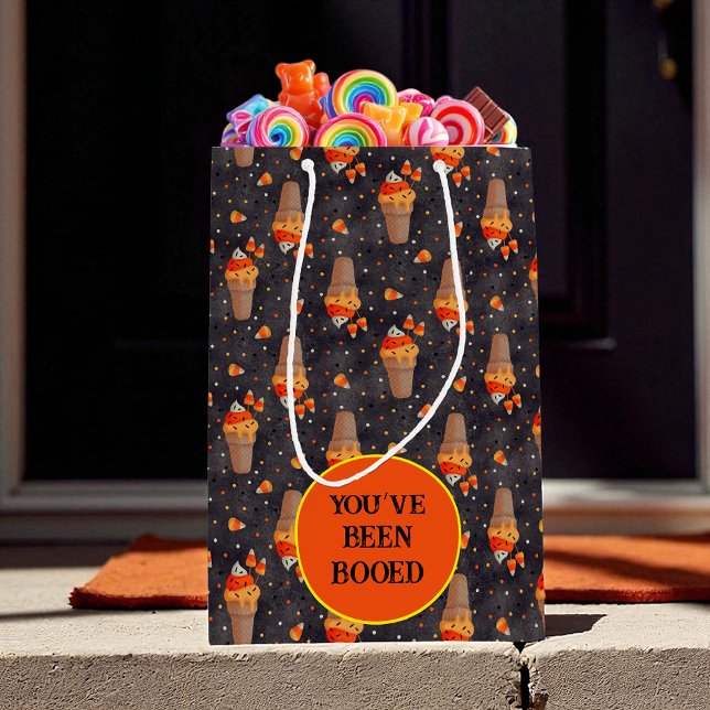 Autumn Candy corn Ice Cream Halloween (Delight friends and loved ones with a boo bag this Halloween )