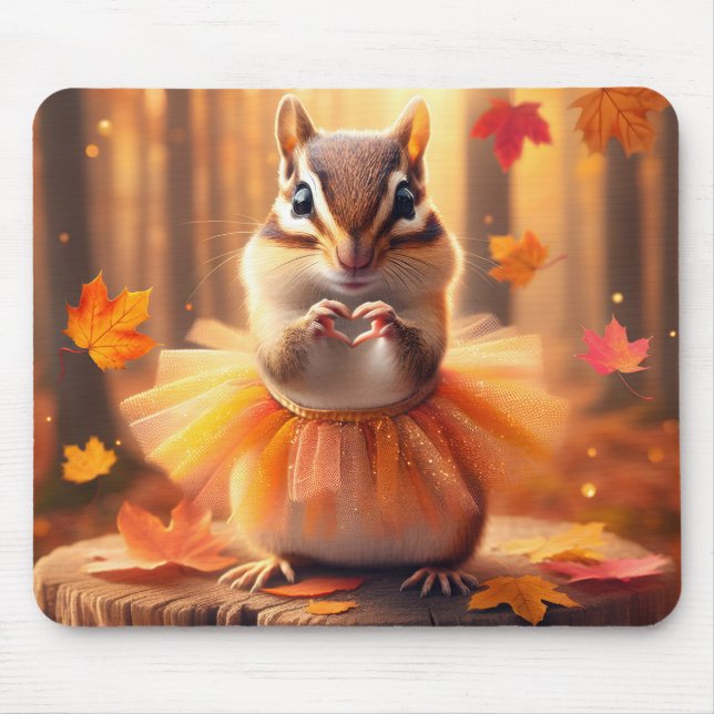 Autumn Chipmunk Dancer Musmatta (Framsidan)