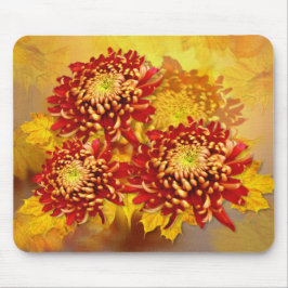 Autumn Chrysanthemums ~ Mousepad Musmatta