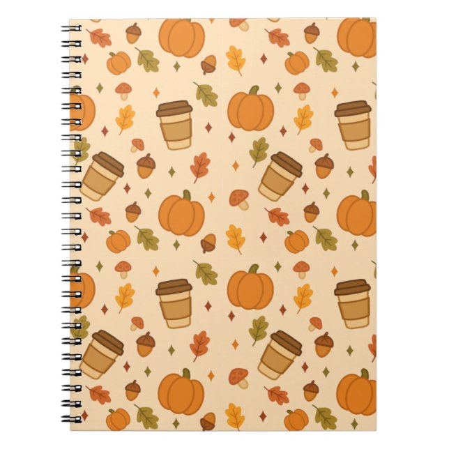Autumn Coffee Anteckningsbok (Framsidan)