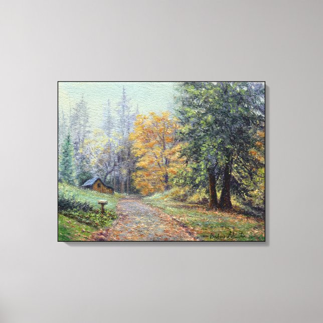 "Autumn Countryside" Canvastryck (Framsida)