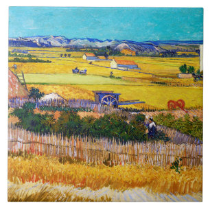 Autumn Countryside, Van Gogh Kakelplatta