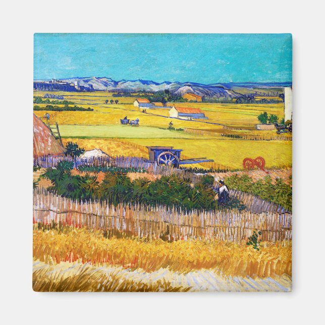 Autumn Countryside, Van Gogh Magnet (Framsidan)