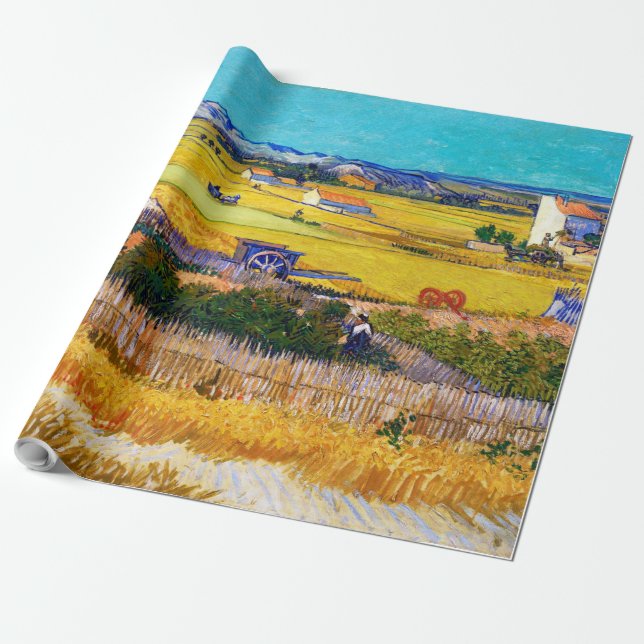 Autumn Countryside, Van Gogh Presentpapper (Utrullad)