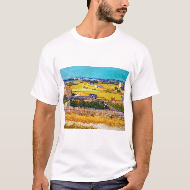 Autumn Countryside, Van Gogh T Shirt (Framsida)