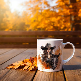 Autumn Cowgirl Coffee Mugg