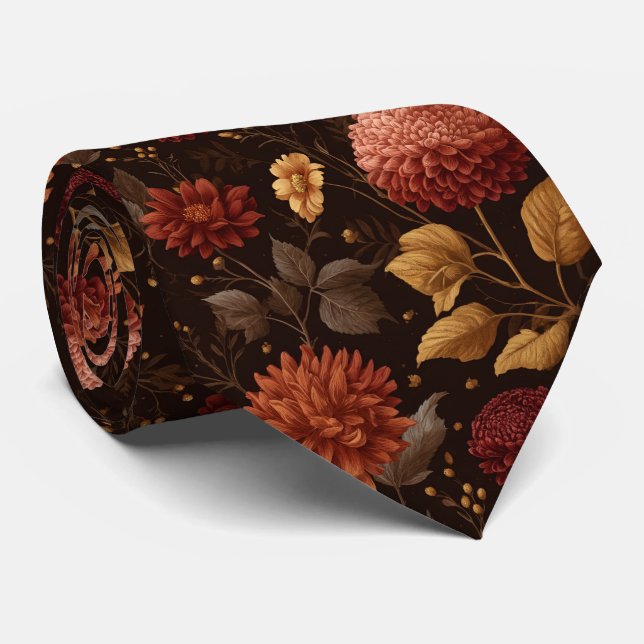 Autumn Dahlia Garden Wedding Slips (Rullad)
