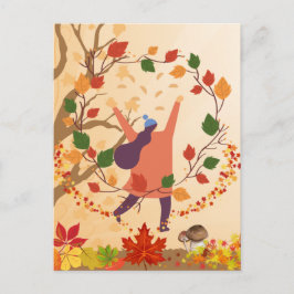 Autumn Dance Vykort