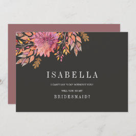 Autumn Dream | Bröllop BE min bridesmaid Inbjudningar