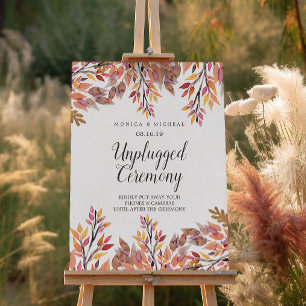 Autumn Dream Ceremonisk signatur för Bröllop uta Poster