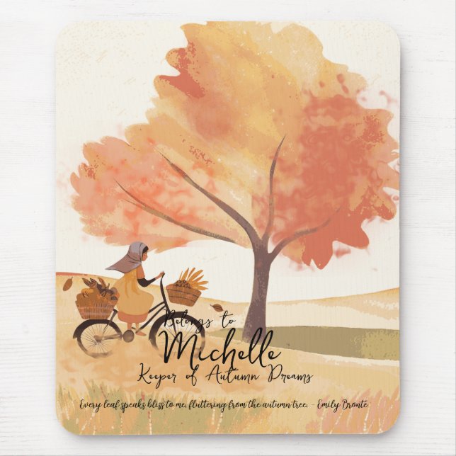 Autumn Dreams Personlig Girl's Musmatta (Framsidan)