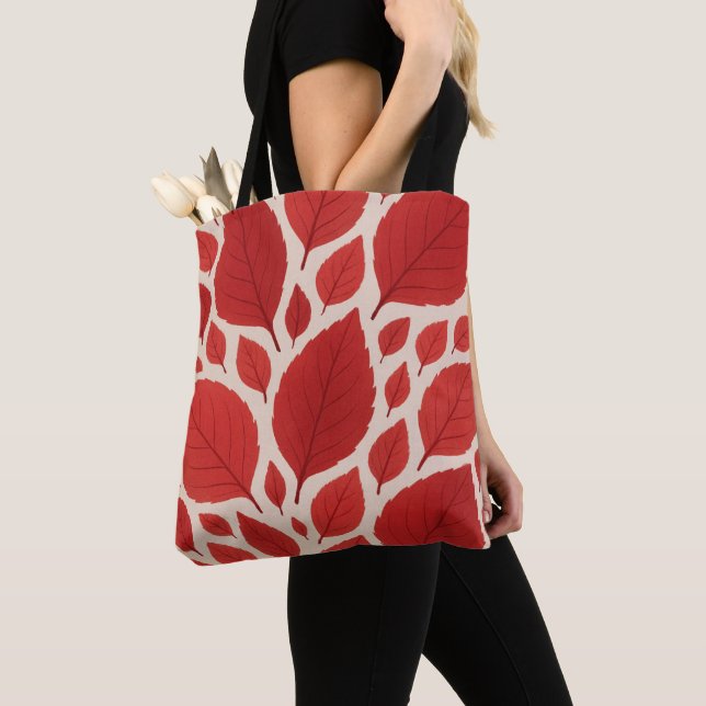 Autumn Ember Tote Bag Tygkasse (Närbild)