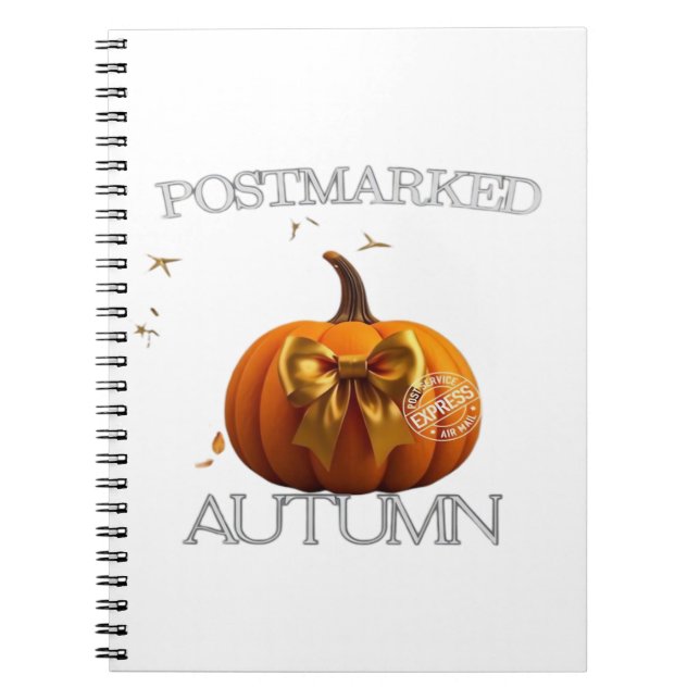 Autumn Essential T-Shirt Anteckningsbok (Framsidan)