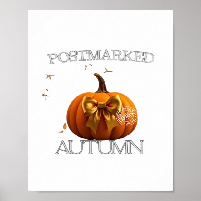 Autumn Essential T-Shirt Poster (Framsidan)