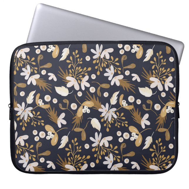 Autumn Evening Bloom Laptop Fodral (Framsidan)
