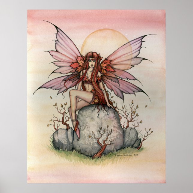 Autumn Fairy Poster av Molly Harrison (Framsidan)