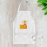 Autumn Fairy Princess med Orange Löv och Krona Förkläde<br><div class="desc">Bär den magiska färgen med hösten Princess Fairy Apron. Den här vackert designade plattan har en viskös höstälk, som är förankrad i rik, orangens varma nyanser, guld och rött som fångar höstens innersta väsen. Med sitt ömtåliga vingar och fina väsen tillför den här hålen en aning fantasi och elegans till...</div>