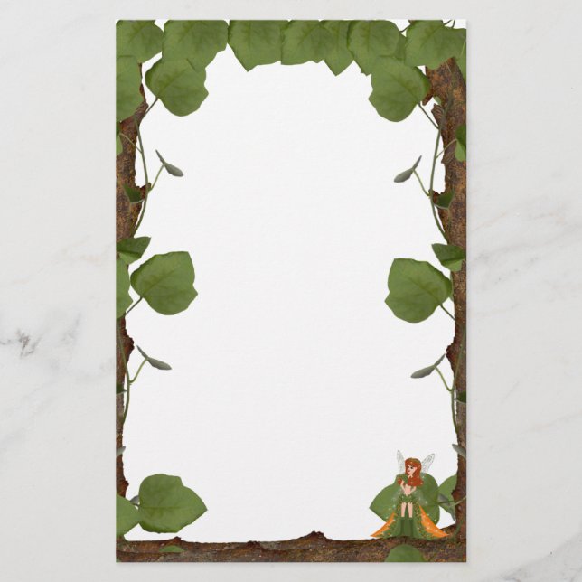 Autumn Fairy Pumpkin Cottage Brevpapper (Framsida)