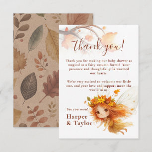 Autumn Fairy Woodland Tack Kort