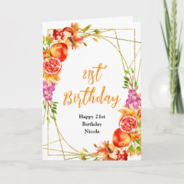 Autumn Fall Harvest Baby Shower Kort